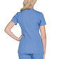 Women's 2-Pocket Mock Wrap Scrub Top