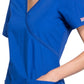 Women's 2-Pocket Mock Wrap Scrub Top