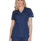 Women's 2-Pocket Mock Wrap Scrub Top