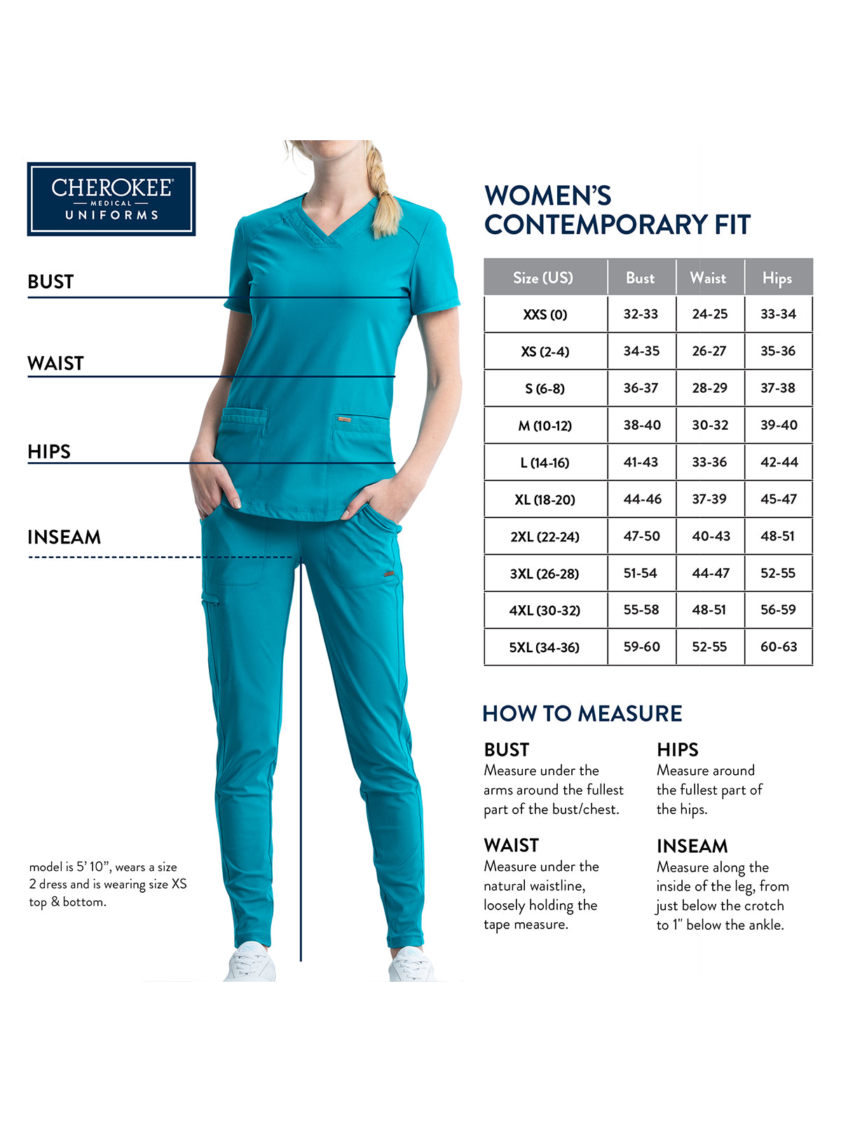 Women's 2-Pocket Mock Wrap Scrub Top