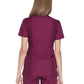 Women's 2-Pocket Mock Wrap Scrub Top