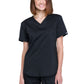 Women's 1-Pocket Tuckable V-Neck O.R. Top - WW657 - Black