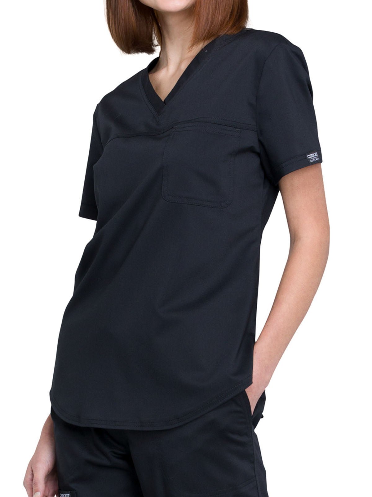 Women's 1-Pocket Tuckable V-Neck O.R. Top