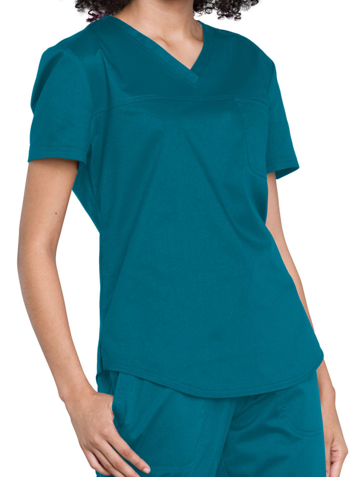 Women's 1-Pocket Tuckable V-Neck O.R. Top