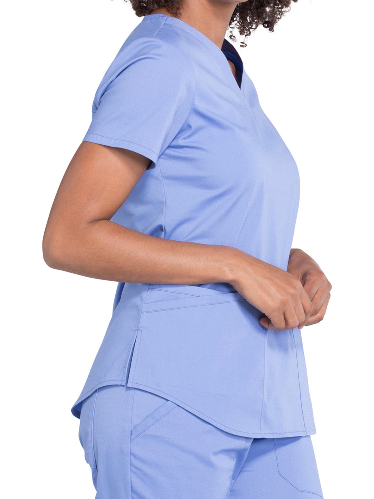 Women's 3-Pocket V-Neck Scrub Top