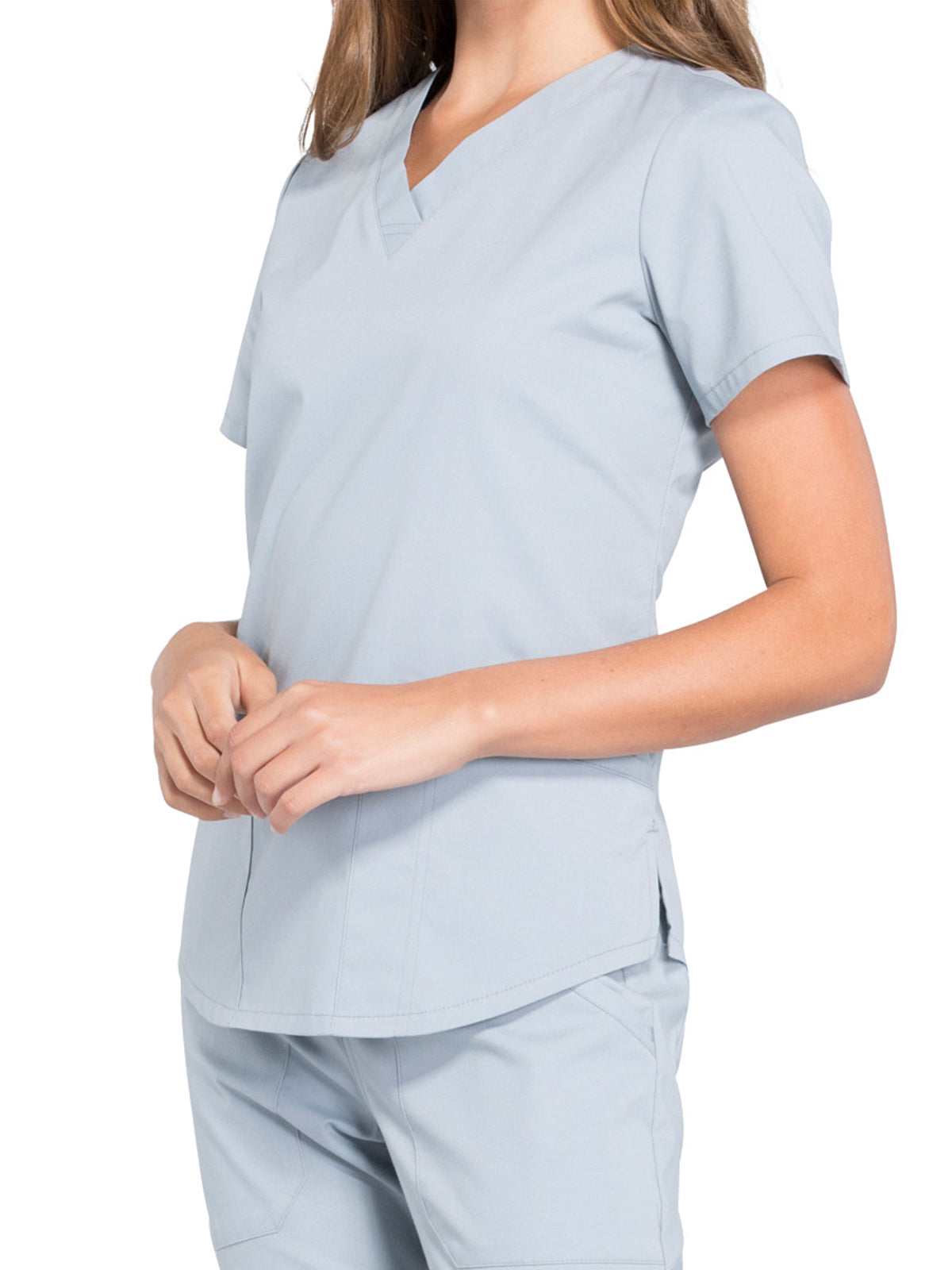 Women's 3-Pocket V-Neck Scrub Top