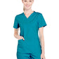 Women's 3-Pocket V-Neck Scrub Top