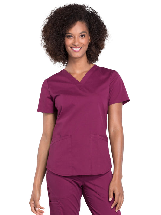 Women's 3-Pocket V-Neck Top