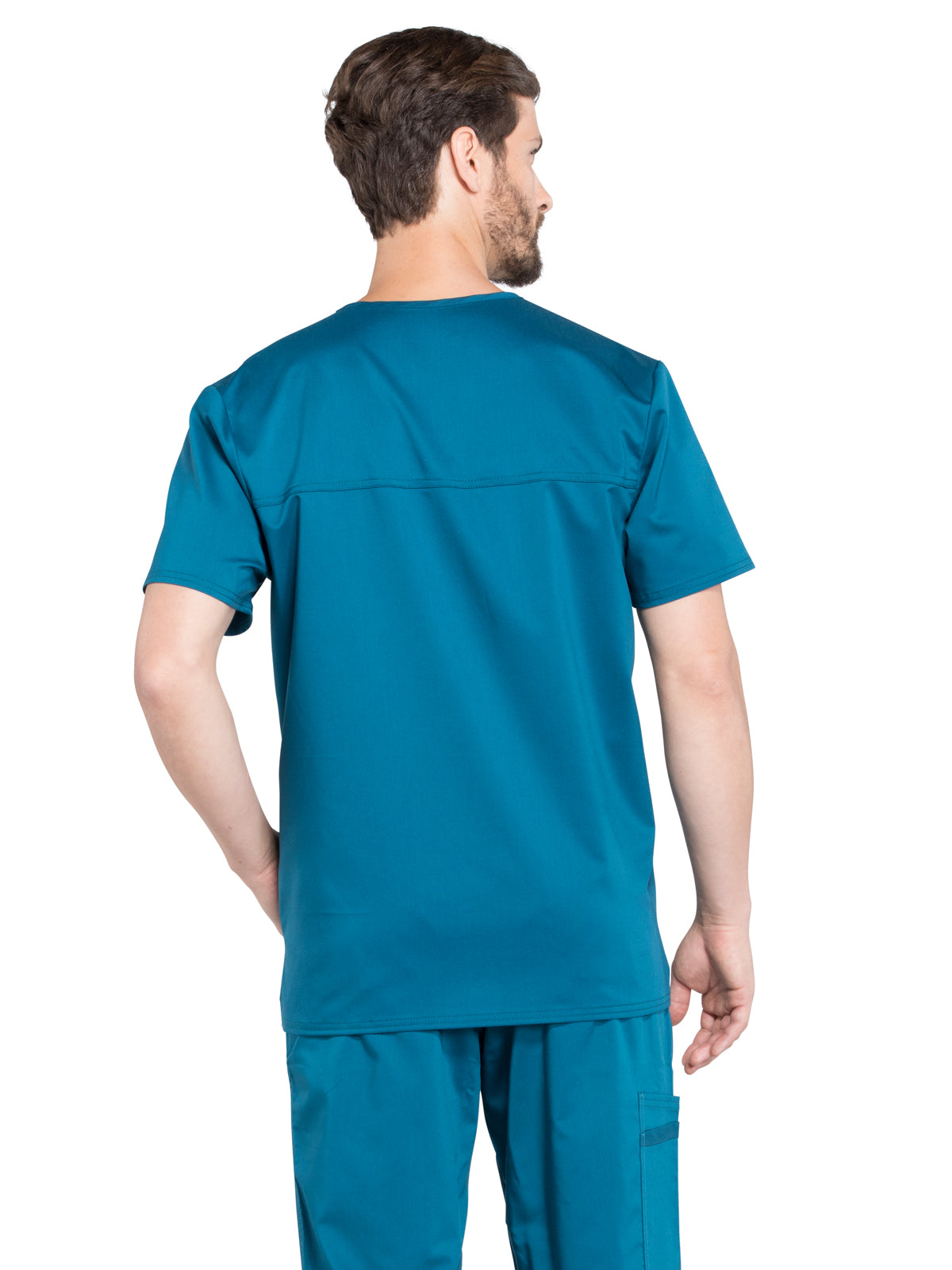 Men's 3-Pocket V-Neck Scrub Top