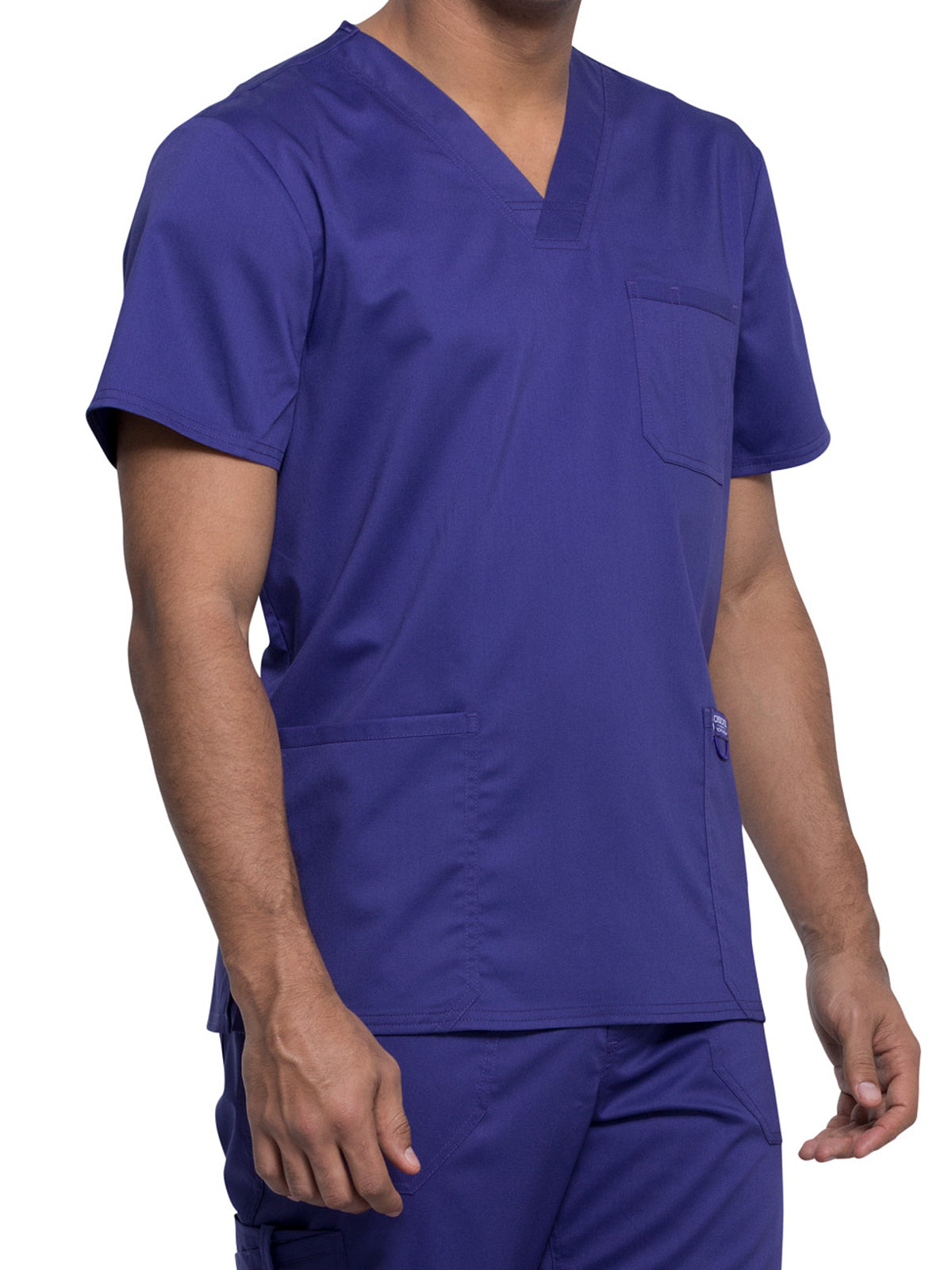 Men's 3-Pocket V-Neck Scrub Top