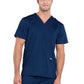 Men's 3-Pocket V-Neck Top - WW670 - Navy