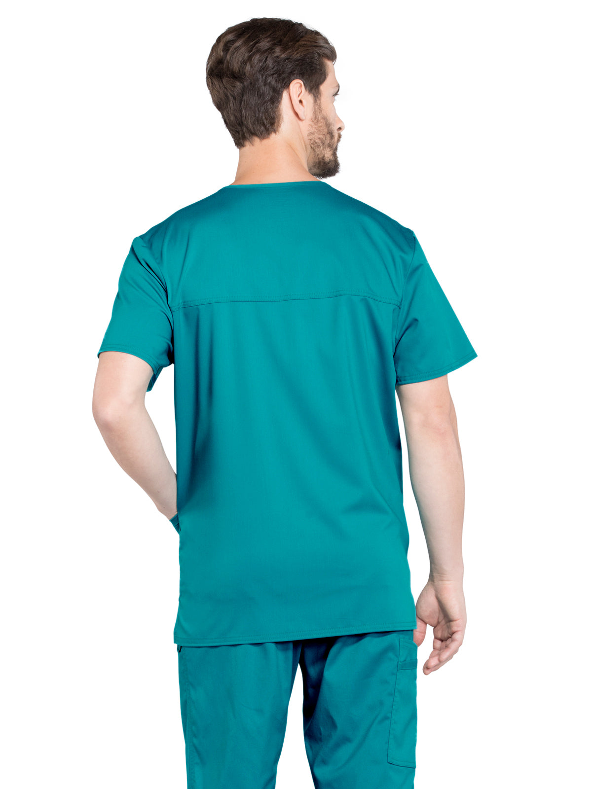 Men's 3-Pocket V-Neck Scrub Top