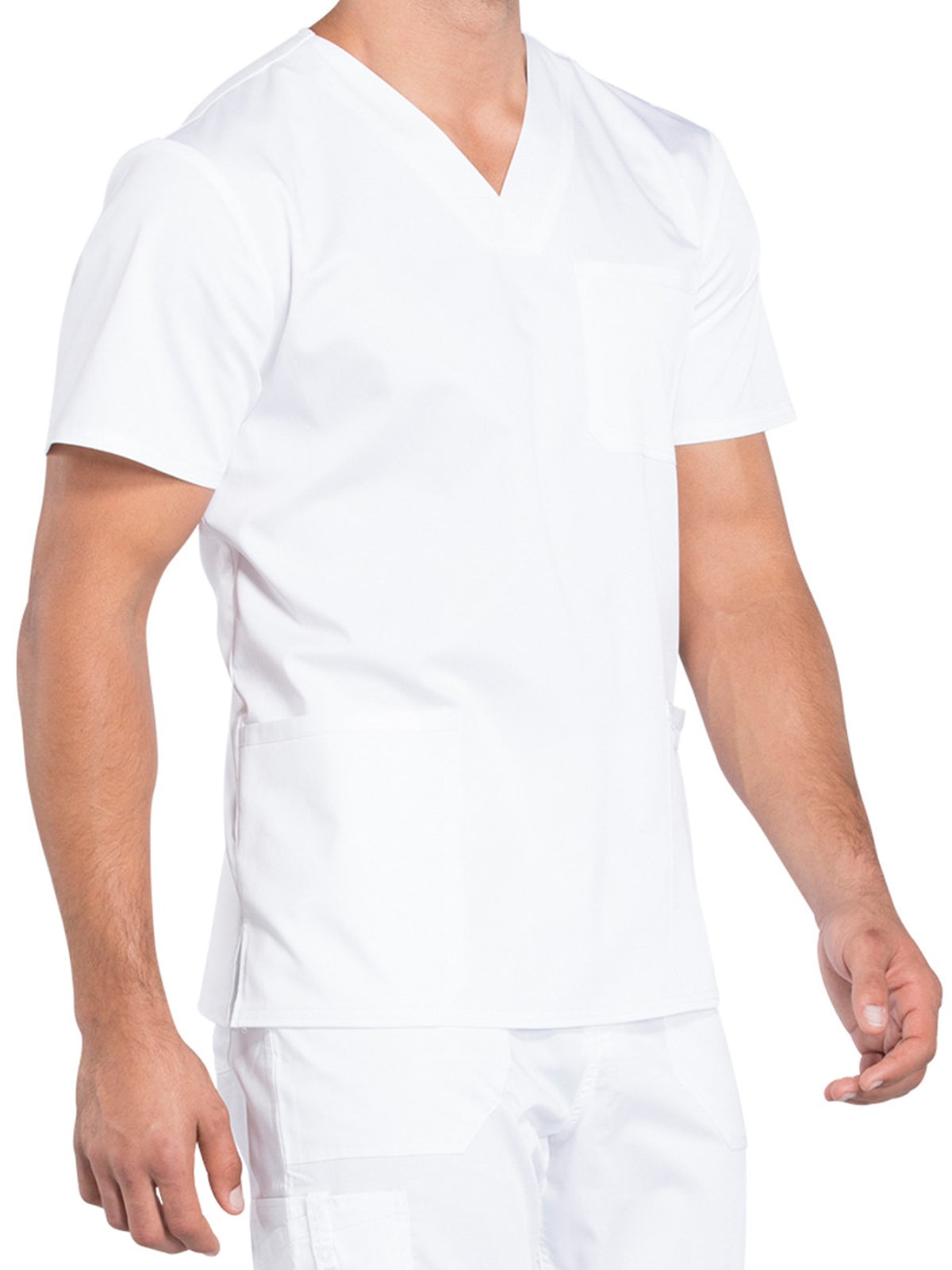 Men's 3-Pocket V-Neck Scrub Top