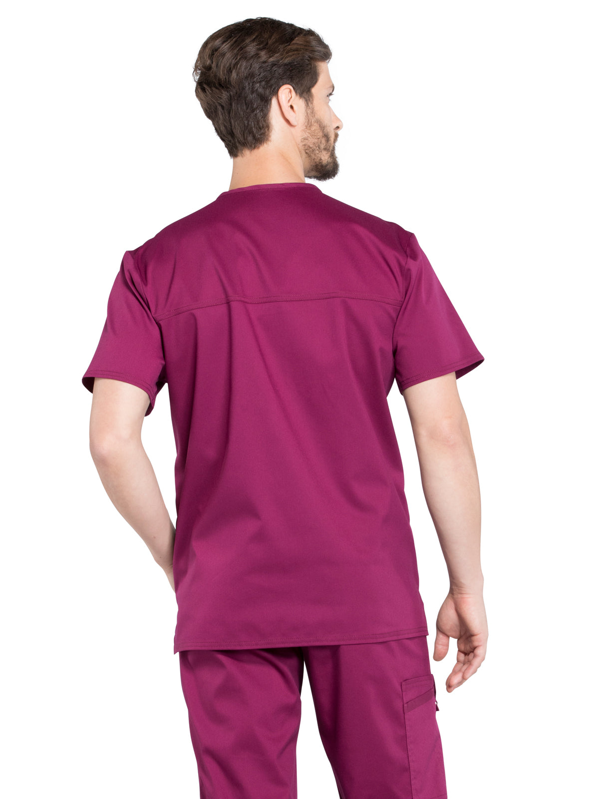 Men's 3-Pocket V-Neck Scrub Top