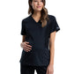 Women's 2-Pocket Maternity Mock Wrap Scrub Top