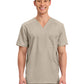 Men's 1-Pocket Tuckable V-Neck Top - WW690 - Khaki