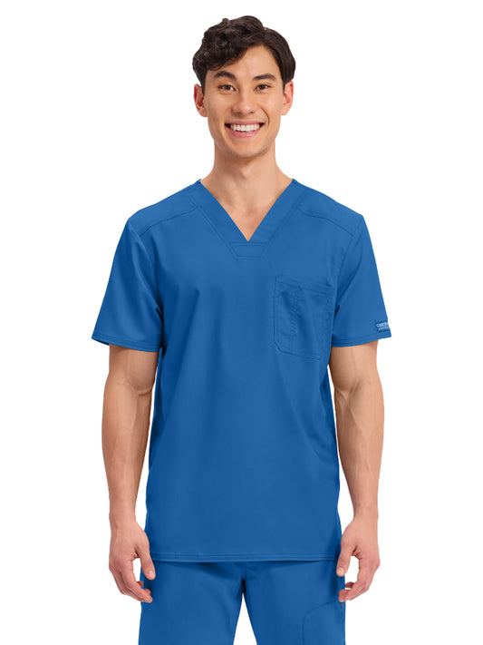 Men's 1-Pocket Tuckable V-Neck Top - WW690 - Royal