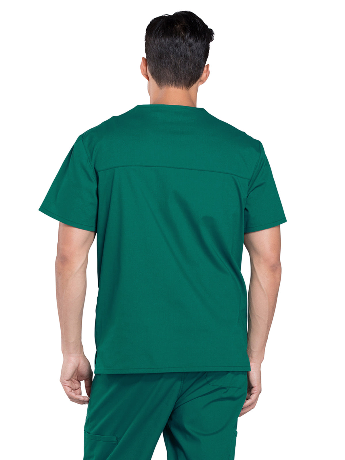 Men's 4-Pocket V-Neck Scrub Top