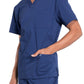 Men's 4-Pocket V-Neck Scrub Top