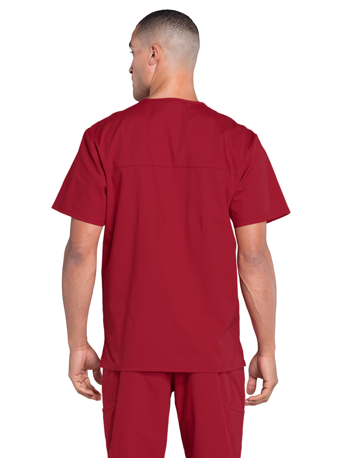 Men's 4-Pocket V-Neck Scrub Top