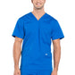 Men's 4-Pocket V-Neck Scrub Top