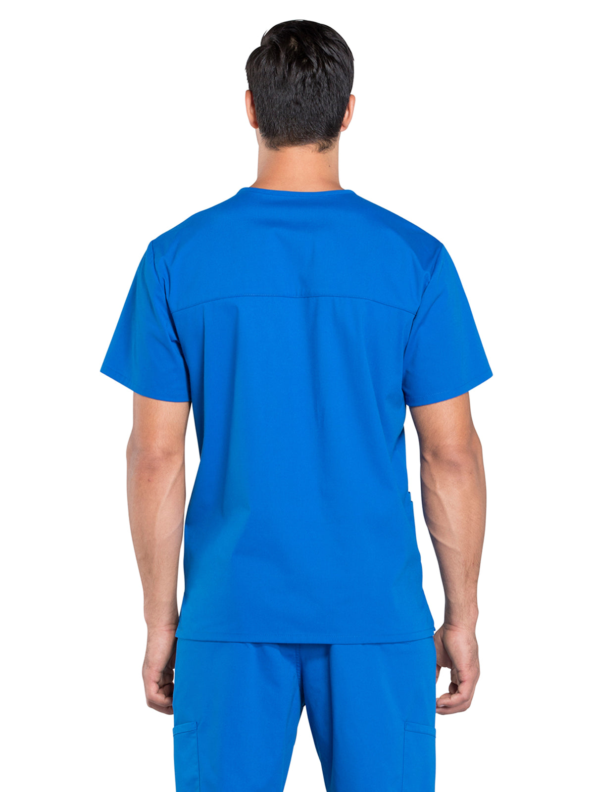 Men's 4-Pocket V-Neck Scrub Top