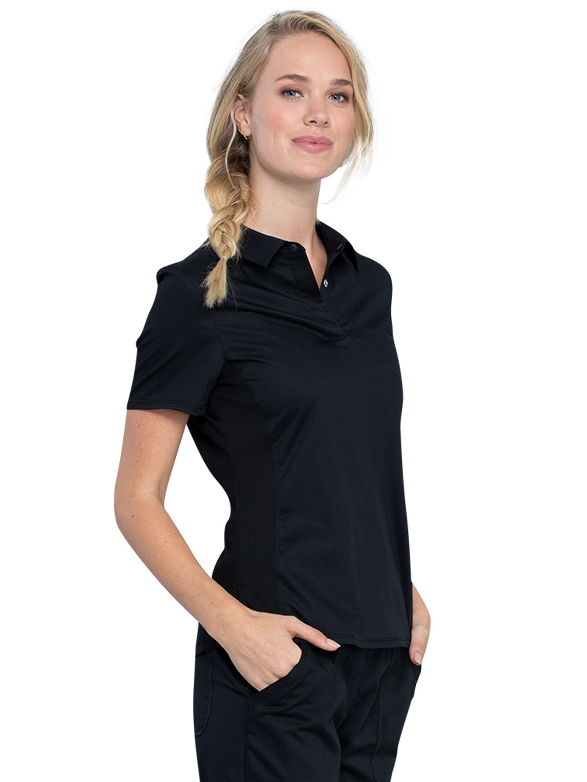 Women's Tuckable Snap Front Polo Shirt