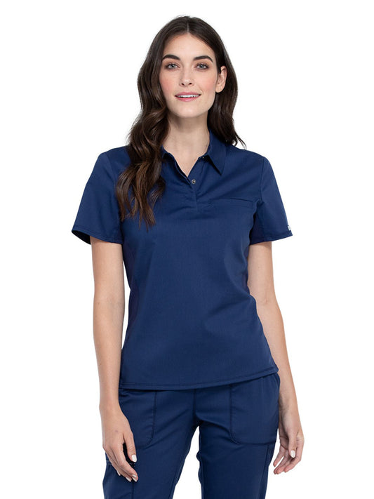 Women's Tuckable Snap Front Polo Shirt