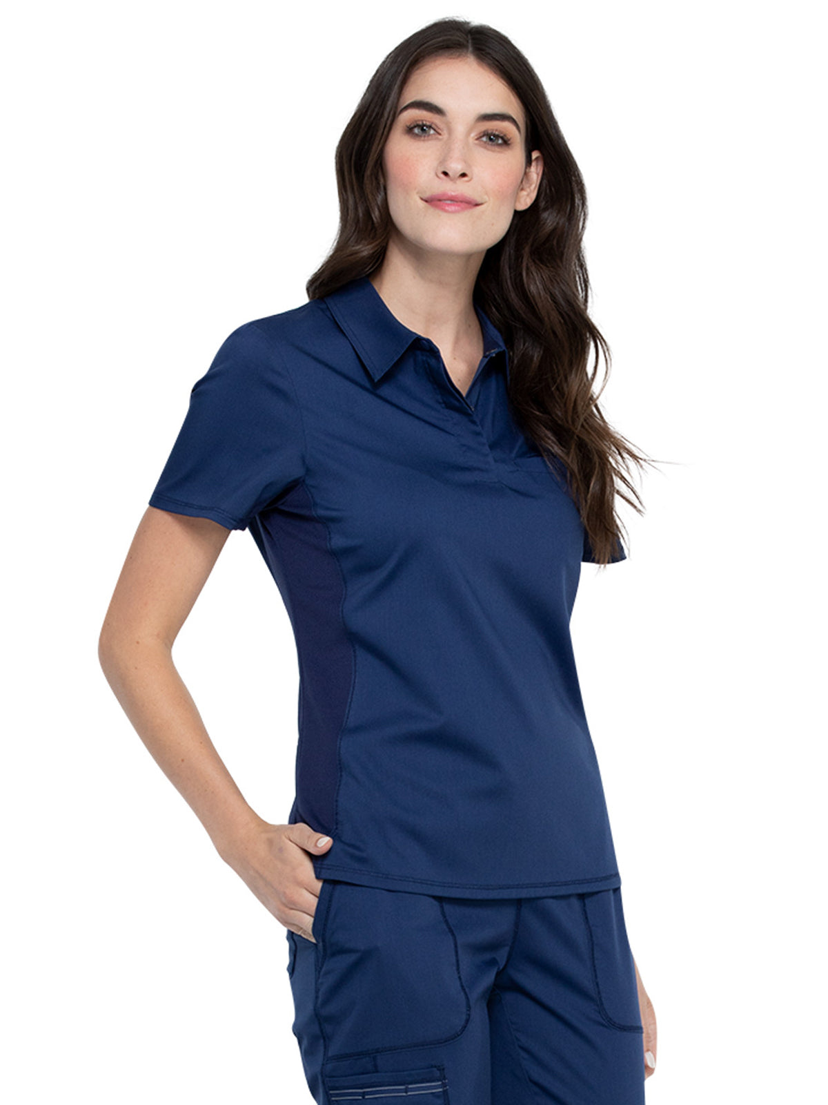 Women's Tuckable Snap Front Polo Shirt