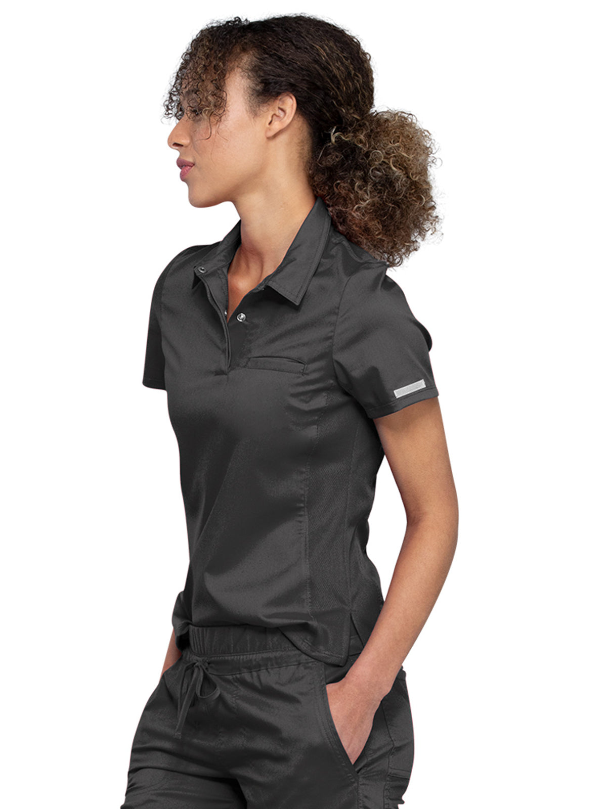 Women's Tuckable Snap Front Polo Shirt