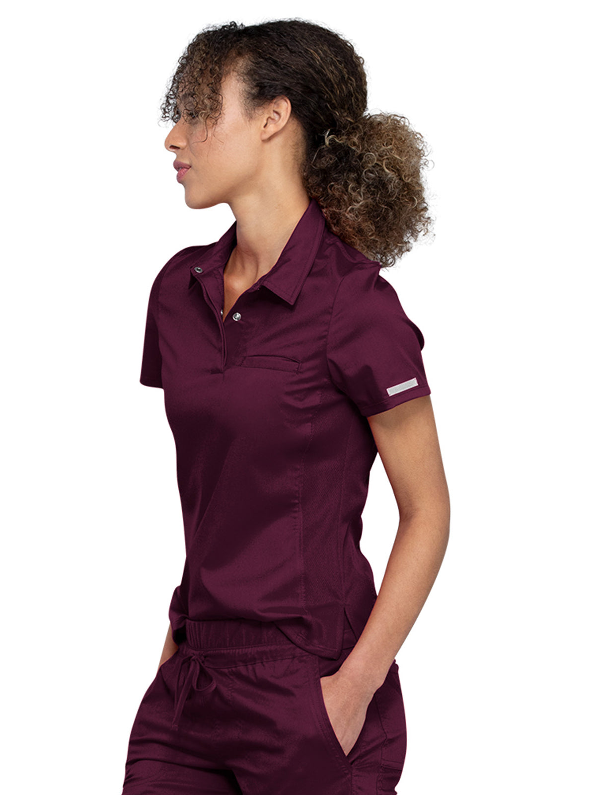 Women's Tuckable Snap Front Polo Shirt