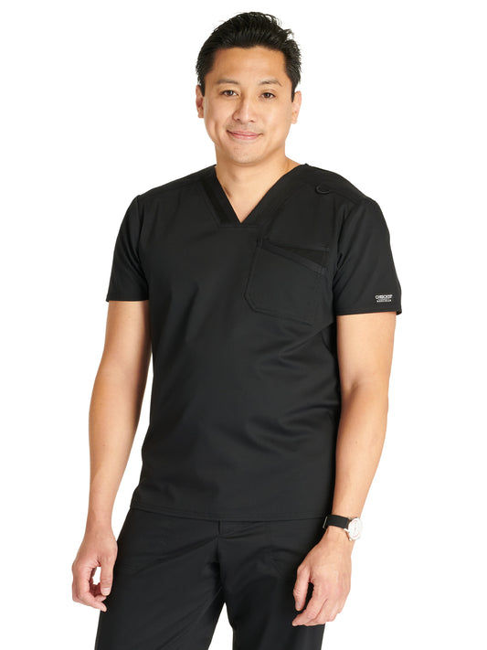 Men's V-Neck Scrub Top