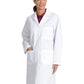 Women's Three-Pocket 39" Full-Length Lab Coat - 477 - White