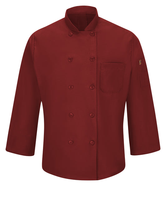 Men's Ten-Button 25" Chef Coat with OilBlok + MIMIX™