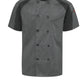 Men's Airflow Raglan Chef Coat with OilBlok - 052M - Charcoal Heather with Charcoal/Black Mesh