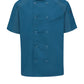 Men's Airflow Raglan Chef Coat with OilBlok - 052M - Teal with Teal Mesh