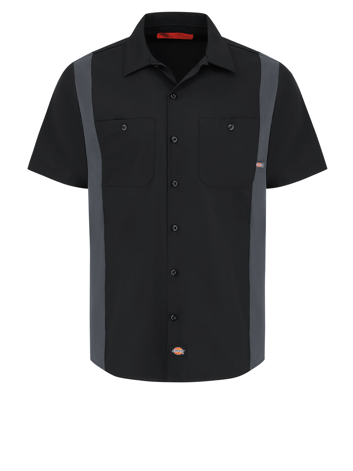 Men's Industrial Color Block Short-Sleeve Shirt