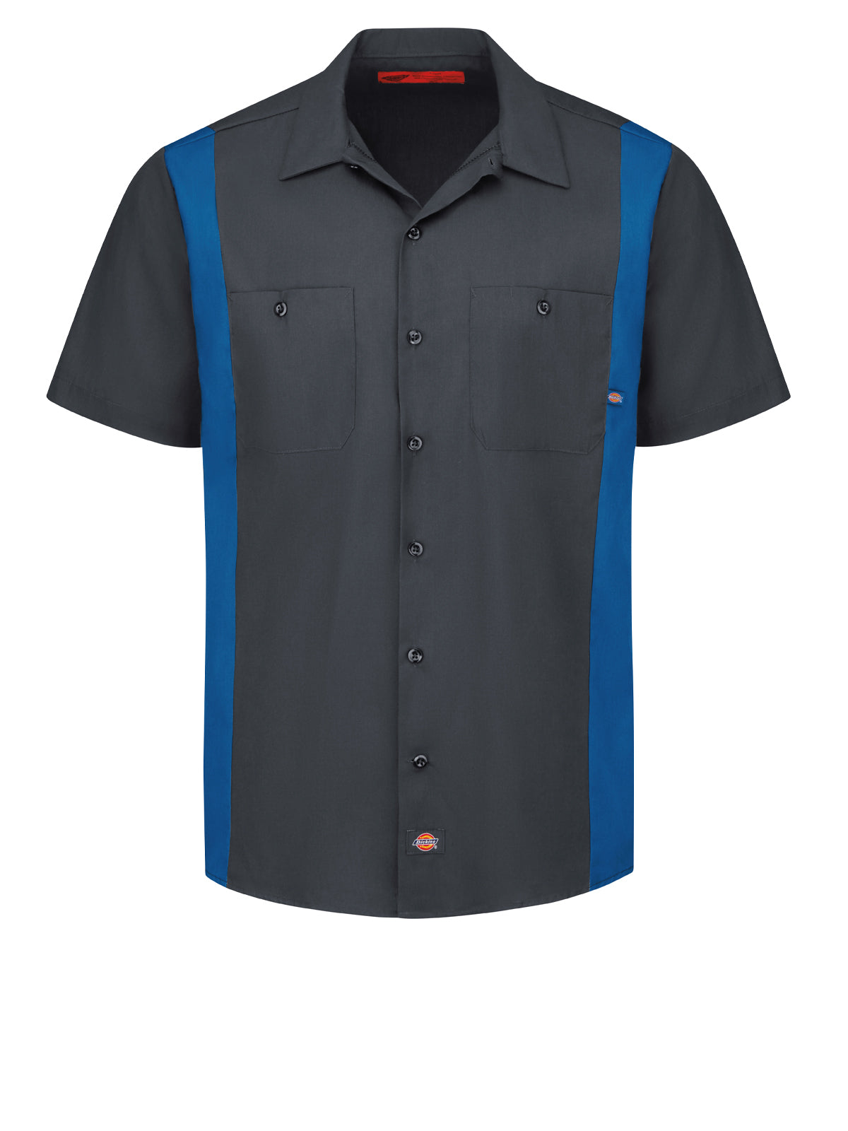 Men's Industrial Color Block Short-Sleeve Shirt