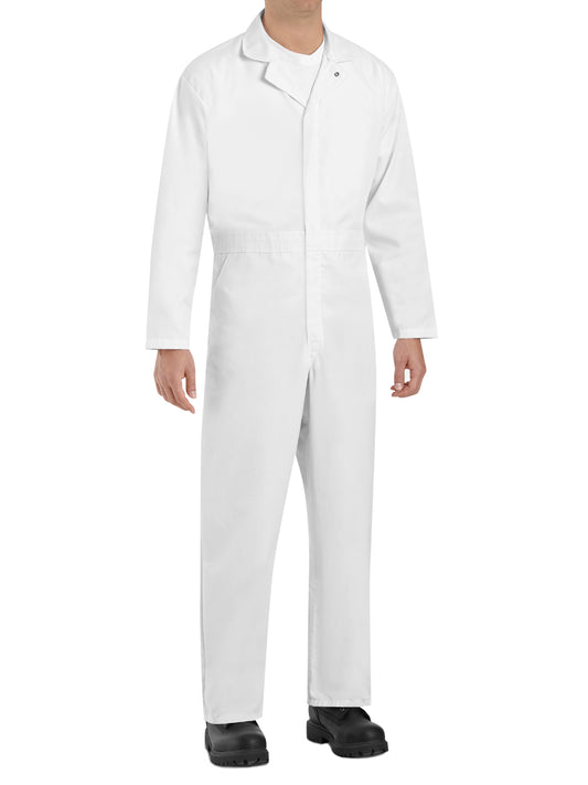 Men's Coverall - No Breast Pocket - CT16 - White