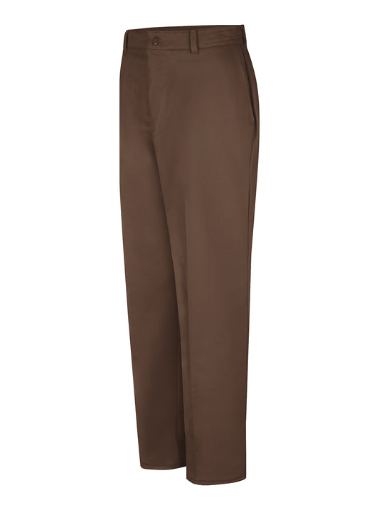 Men's Wrinkle-Resistant Cotton Work Pant - PC20 - Brown
