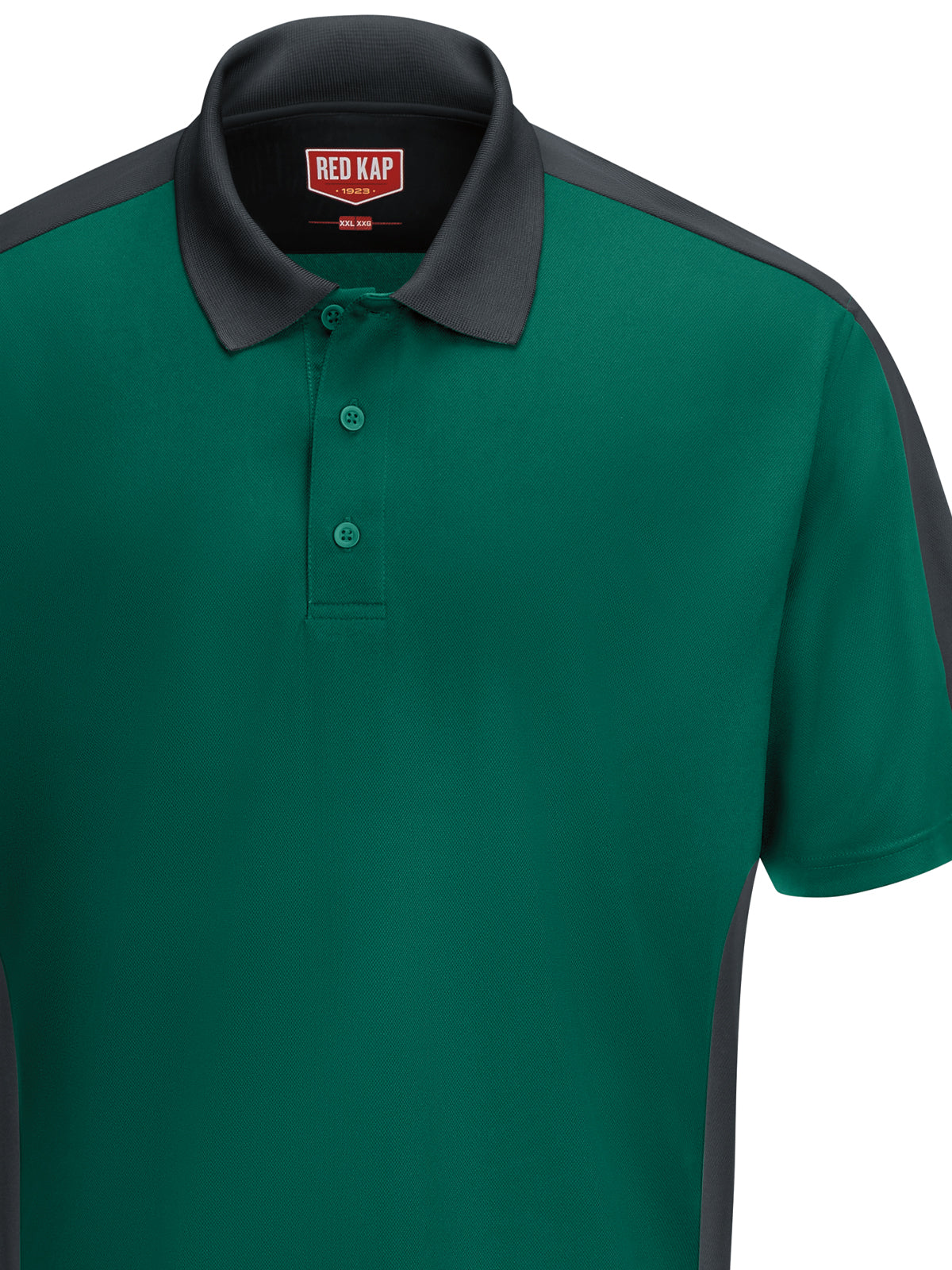 Men's Short Sleeve Performance Knit Two-Tone Polo