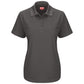 Women's Short Sleeve Performance Knit Pocketless Core Polo - SK97 - Charcoal