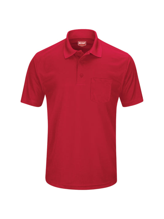 Men's Short Sleeve Performance Knit Pocket Polo