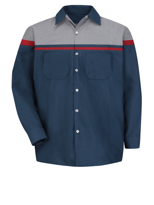 Men's Long Sleeve Industrial Work Shirt