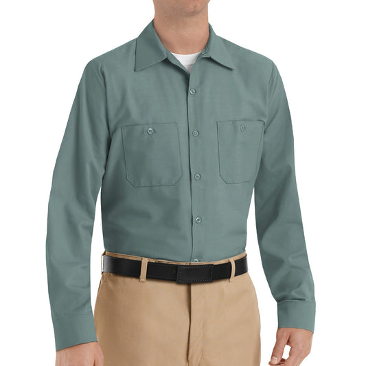 Men's Long Sleeve Industrial Work Shirt