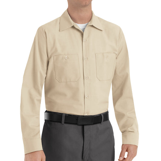 Men's Long Sleeve Industrial Work Shirt