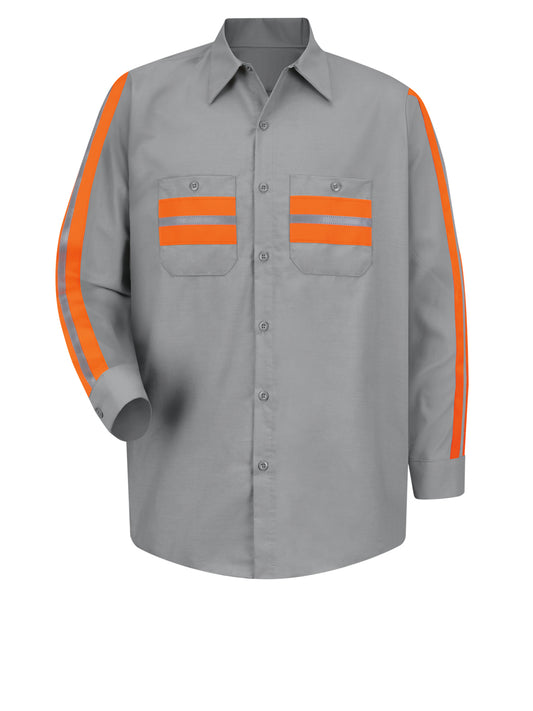 Men's Long Sleeve Industrial Work Shirt