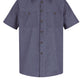 Men's Short Sleeve Striped Work Shirt