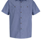 Men's Short Sleeve Industrial Work Shirt