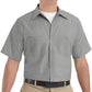 Men's Short Sleeve Industrial Work Shirt